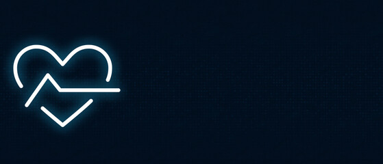 Digital Telemedicine, Wellness, and Medical Technology Symbol