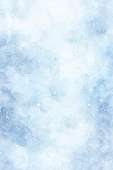 watercolor soft snowstorm background