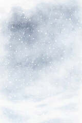 watercolor soft snowstorm background