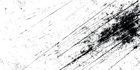 Vector textures set featuring damaged concrete stains with scratches and cracks which can be used as a background.