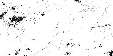 Vector textures set featuring damaged concrete stains with scratches and cracks which can be used as a background.