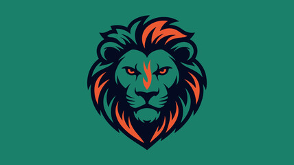 powerful lion head logo design symbol of strength courage and leadership for sports teams branding financial services or wildlife conservation campaigns in bold modern style with vibrant colors and sl