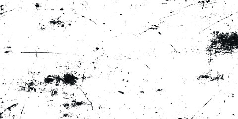 White and Black Sketch abstract to Create Distressed Effect Brush Texture Ink Stroke Background.