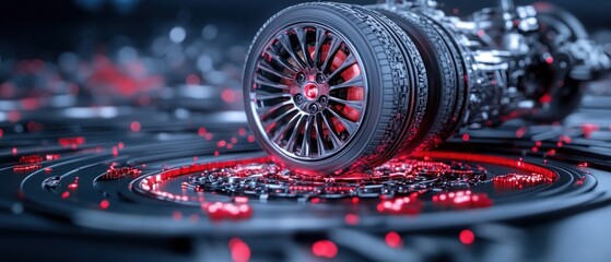Futuristic wheel design