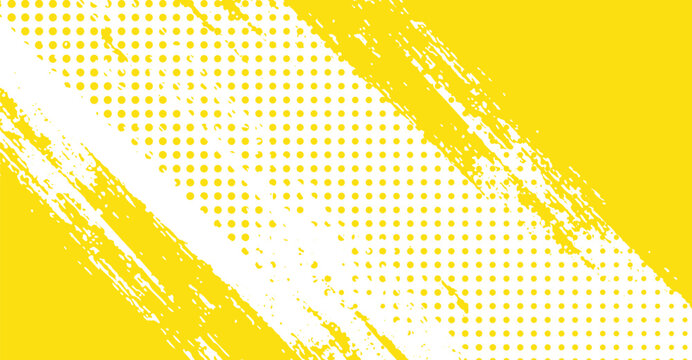 Abstract yellow white grunge circles brush strokes modern art background, for banners web templates presentations 164 characters
