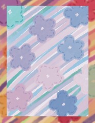 Pastel Colorful Abstract Pattern Background	
