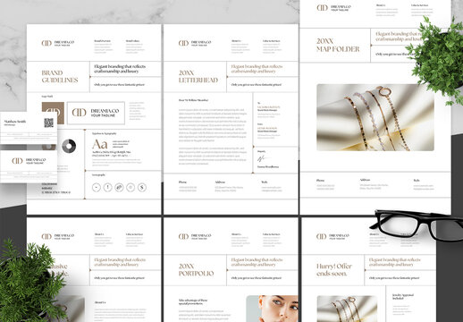 Brown And Black Brand Guidelines Jewelry Brand