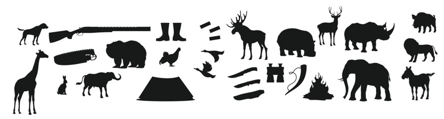 wild animals hunting hunter ammo equipment