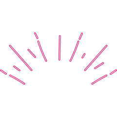 Hand Drawing Neon Rays