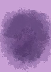 abstract watercolor hand drawn background purple
