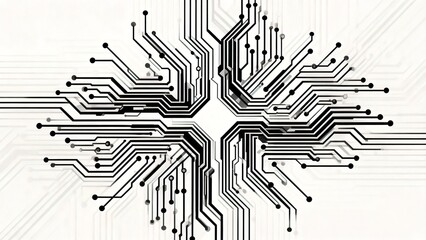 Abstract circuit board pattern