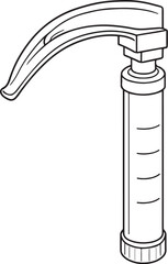 Airway Laryngoscope Illustration.eps