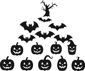 halloween pumpkin set