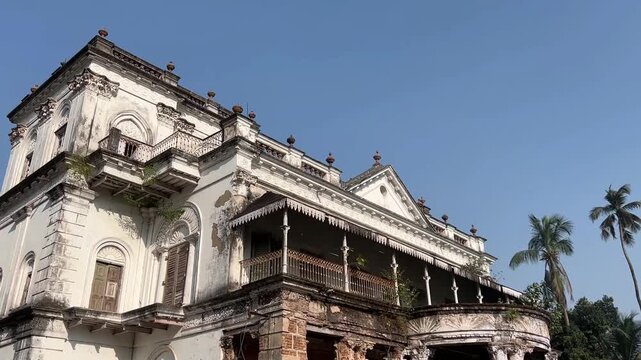 Beautiful Hawa Mahal Narajole Palace at Midnapore, India