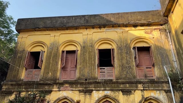 Zamindar building at Narajole Palace in Midnapore, India