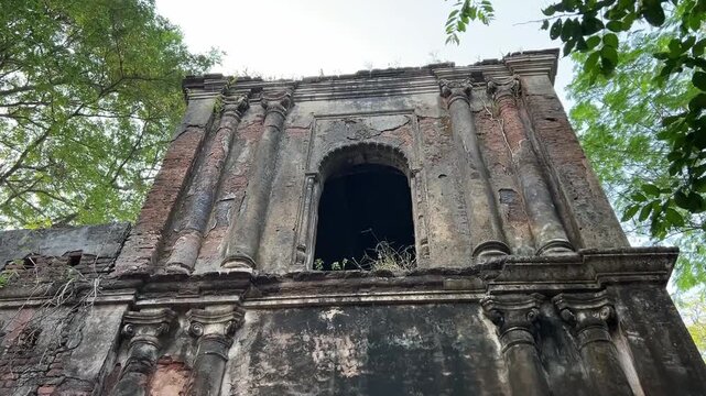 Ruins of an old Zamindar building in Midnapore, India.