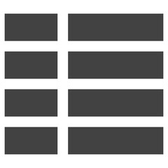 Obraz premium Flat Colored Tab Icon for Browser Window and User Interface