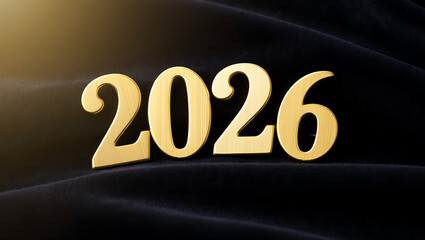 New Year 2026 Black & Gold Royal Theme