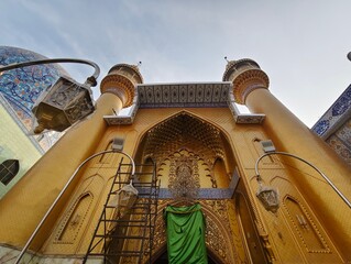 Hyderabad, Pakistan - December 14, 2025: Najaf e Sindh Qadam Gah Mola Ali. Hyderabad Sindh Pakistan