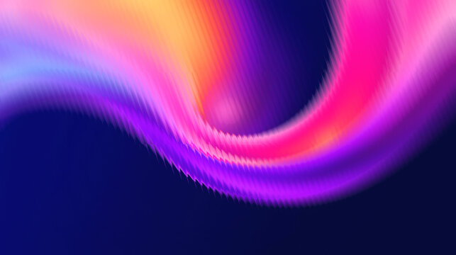 Vibrant colorful wave design with gradient effect