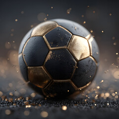 Fototapeta premium World cup soccer football golden ball year celebration event sport championship tournament illustration design 2026