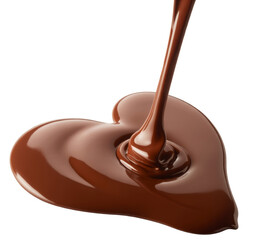 Liquid Chocolate Heart Pour