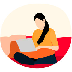 Remote Working Illustration