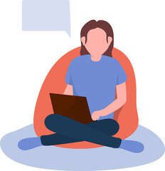 Remote Work Illustration