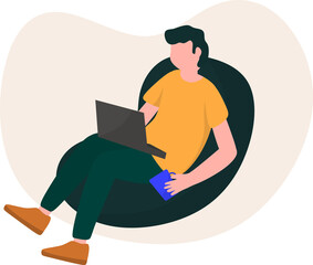 Remote Work Illustration