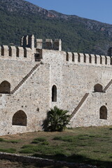Obraz premium Fortress seaside landscape.Stone coastal fortress
