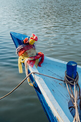Obraz premium Decorated Bow of Fishing Boat in Ban Ao Yai, Koh Kood, Thailand