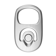 Realistic Metal Pull Tab for Beverage Cans