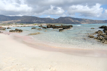 Pink Sand Beach at Elafonissi, Crete