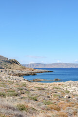 Rocky Coastal Landscape on Crete, Greece