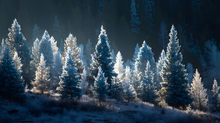 Frosty Winter Forest