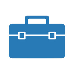 Blue Briefcase Icon