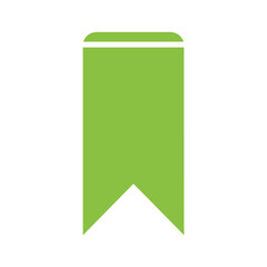 Green banner icon