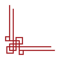 Chinese New Year Corner Border