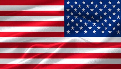 American flag wavy