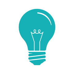 Teal lightbulb icon