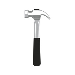 Claw hammer with black handle