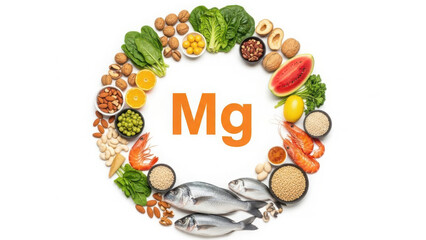 Magnesium rich foods circle