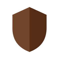 Brown shield icon