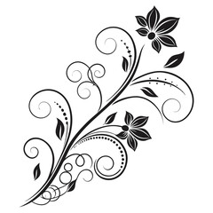 vintage floral ornament