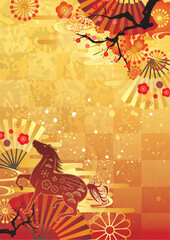 2026年度　午年　年賀背景