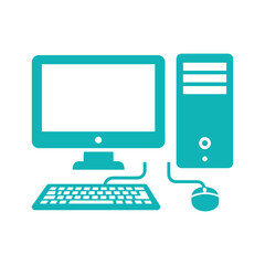 Desktop Computer System Icon