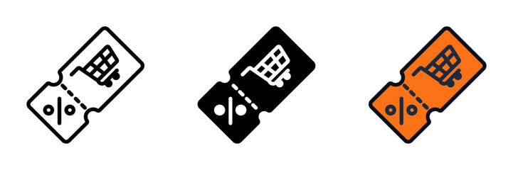 Promo Ticket is a voucher symbol granting access to special discounts or promotional events.