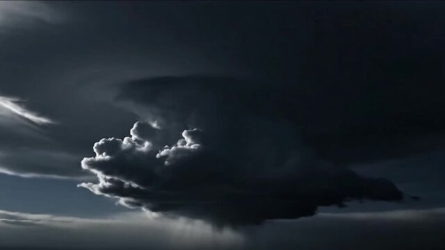 Ominous Looming Crisis, Dark Psychological Mood Background