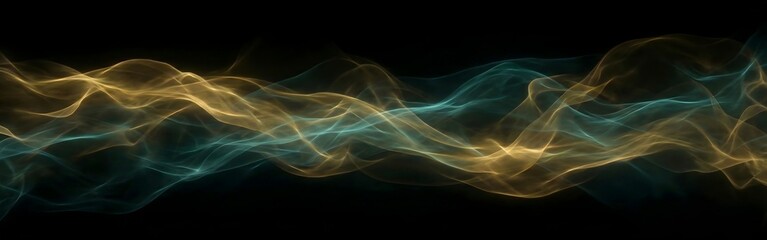 Obraz premium Abstract Luminous Waves Background