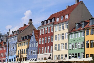 Fototapeta premium Nyhavn district in Copenhagen, Denmark 